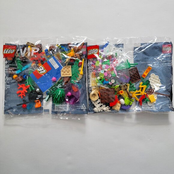 Lego Other - LEGO 40606 Spring VIP Add on Pack + 40607 Summer VIP Add-On pack polybags, new